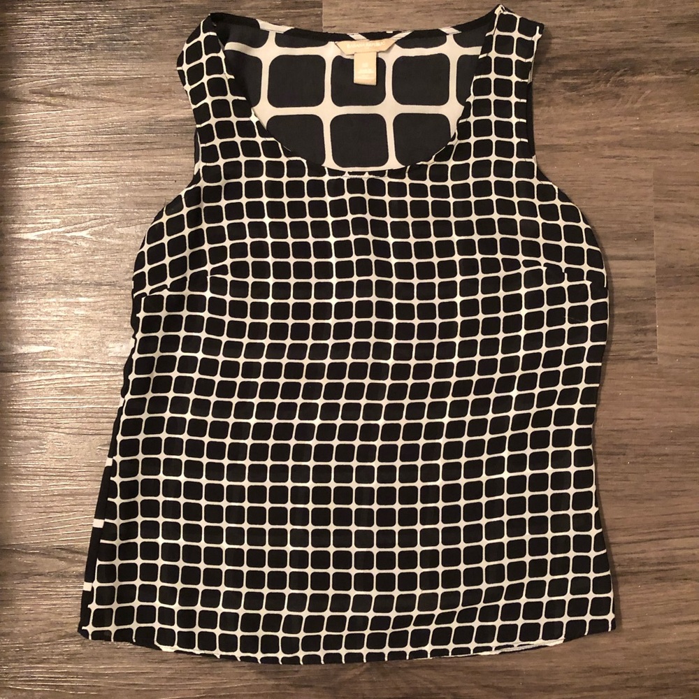 3 for $30 ‼️ checkered Banana Republic Blouse 😍